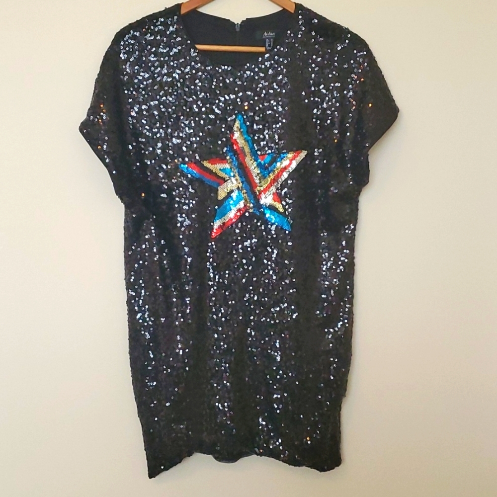 Aidan Mattox Sequin Dress